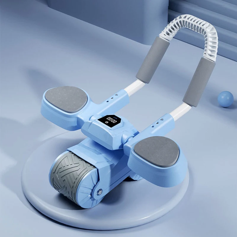 Ab Roller Wheel With Elbow Support - عجلة تمارين البطن الذكية القابلة للشحن،
