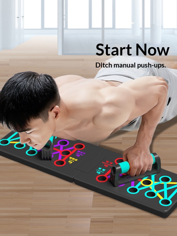 Push Up Board Foldable Multi Function - لوح تدريب الضغط غير القابل للطي