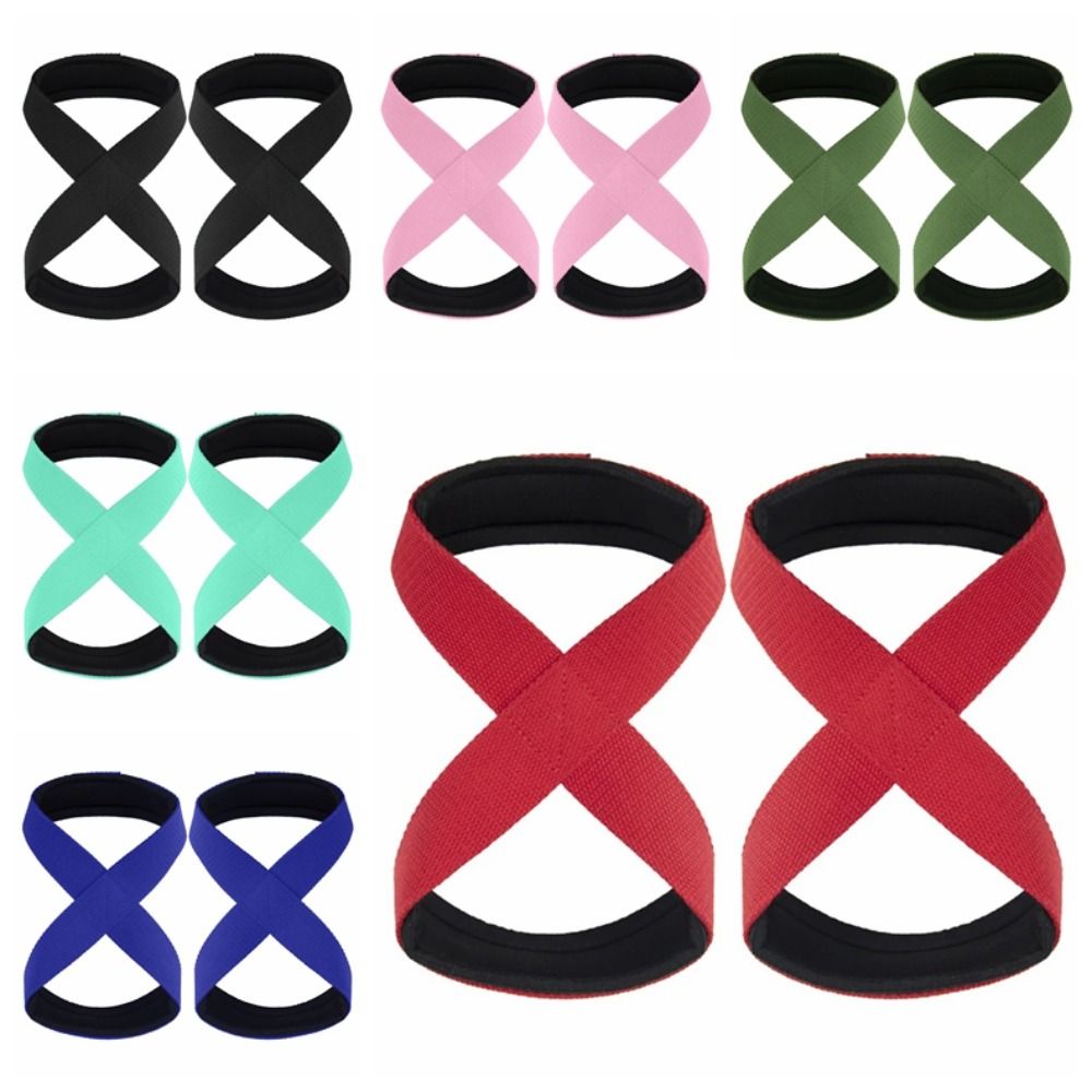 Wrist Wraps Weightlifting Support - زوج جديد من أربطة اليد المصنوعة