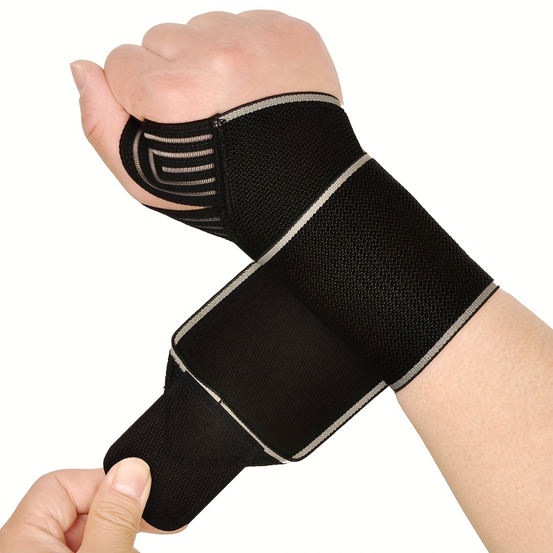 Wrist Wraps Weightlifting Support - قطعة واحدة من حزام دعم المعصم