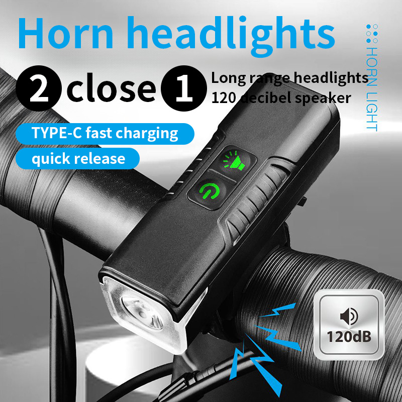 Rechargeable Bicycle Headlight 1000 Lumen - مصباح أمامي للدراجة من نوع ESLNF،