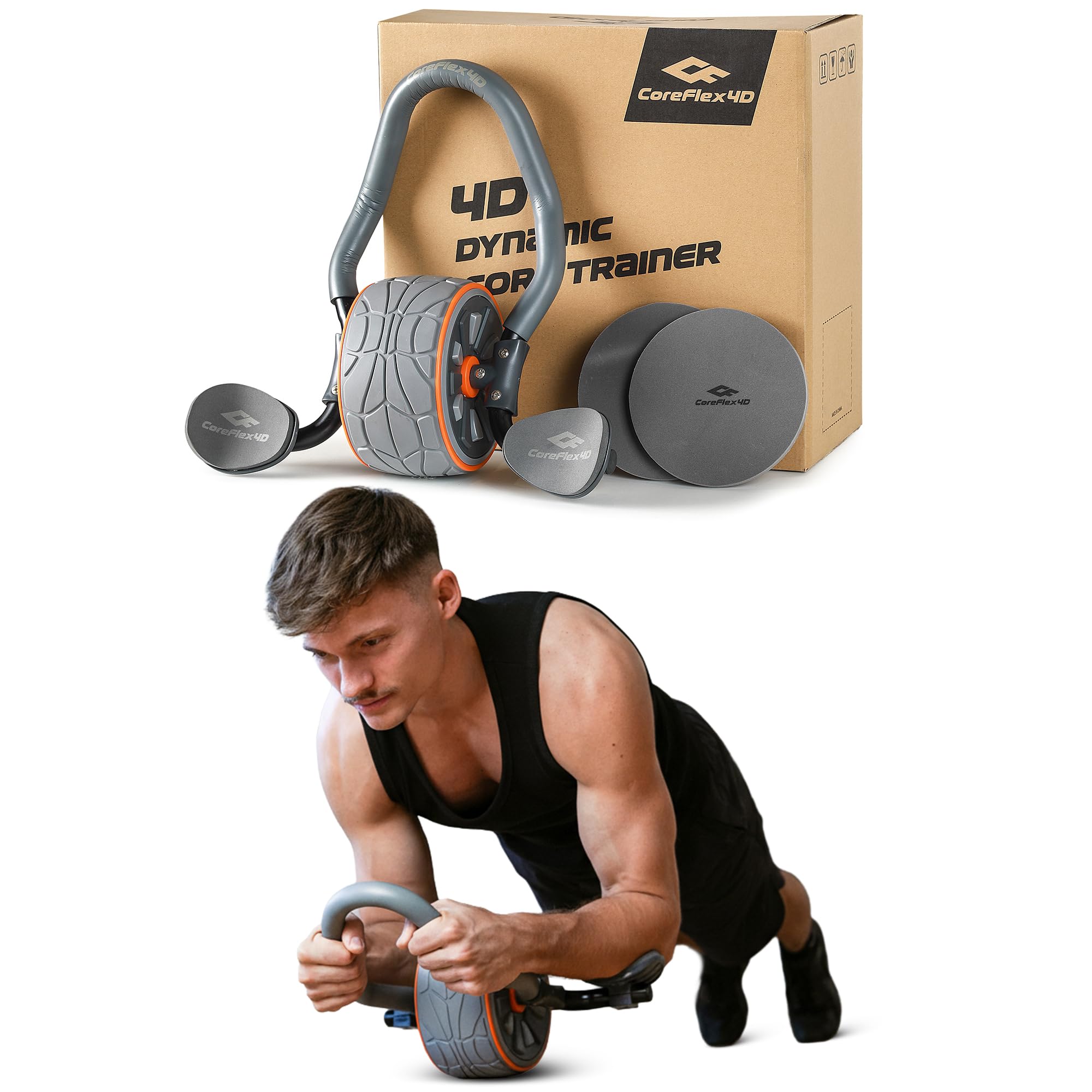 عجلة تمارين البطن CoreFlex4D م - مراجعة Ab Roller Wheel With Elbow Support وسعره
