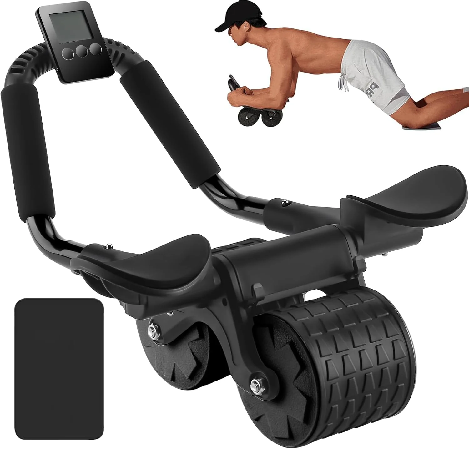 عجلة تمارين البطن مع دعامة للم - مراجعة Ab Roller Wheel With Elbow Support وسعره