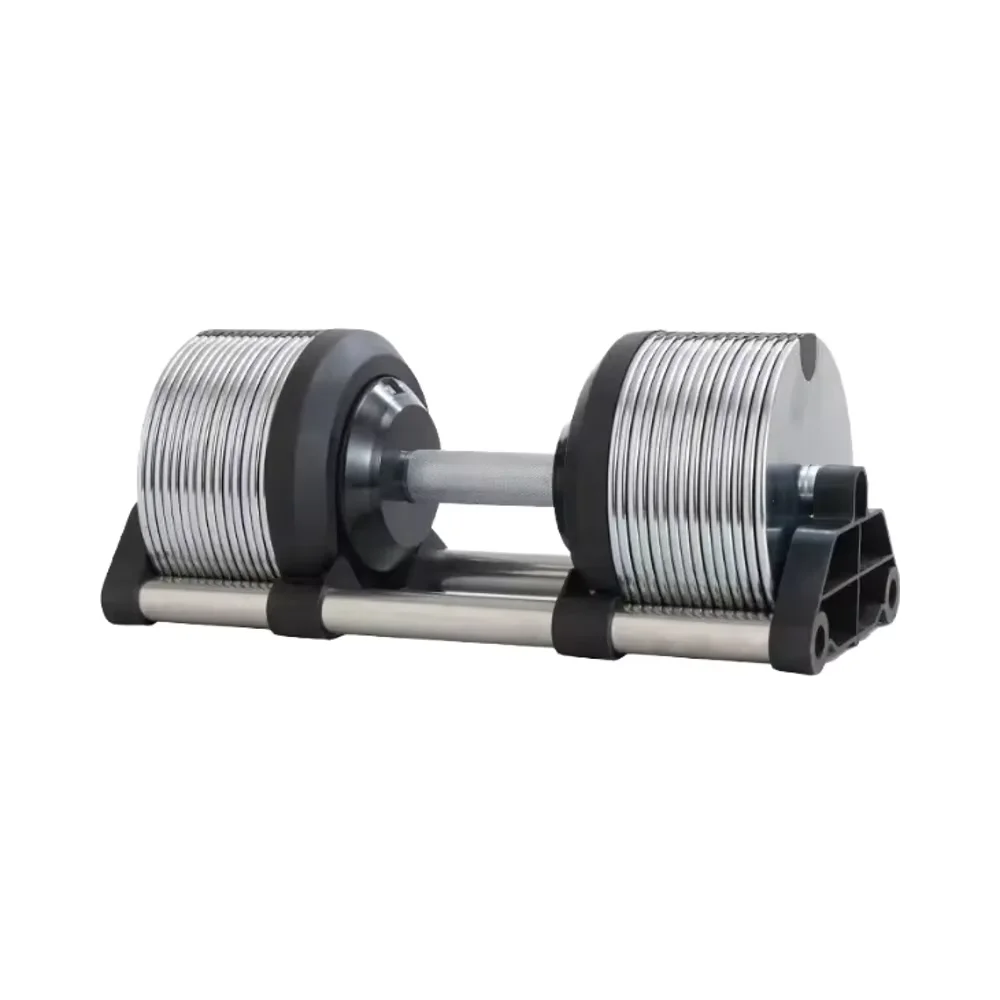 مجموعة دمبل فولاذية قابلة للتع - مراجعة Adjustable Dumbbell Pair 40Kg وسعره