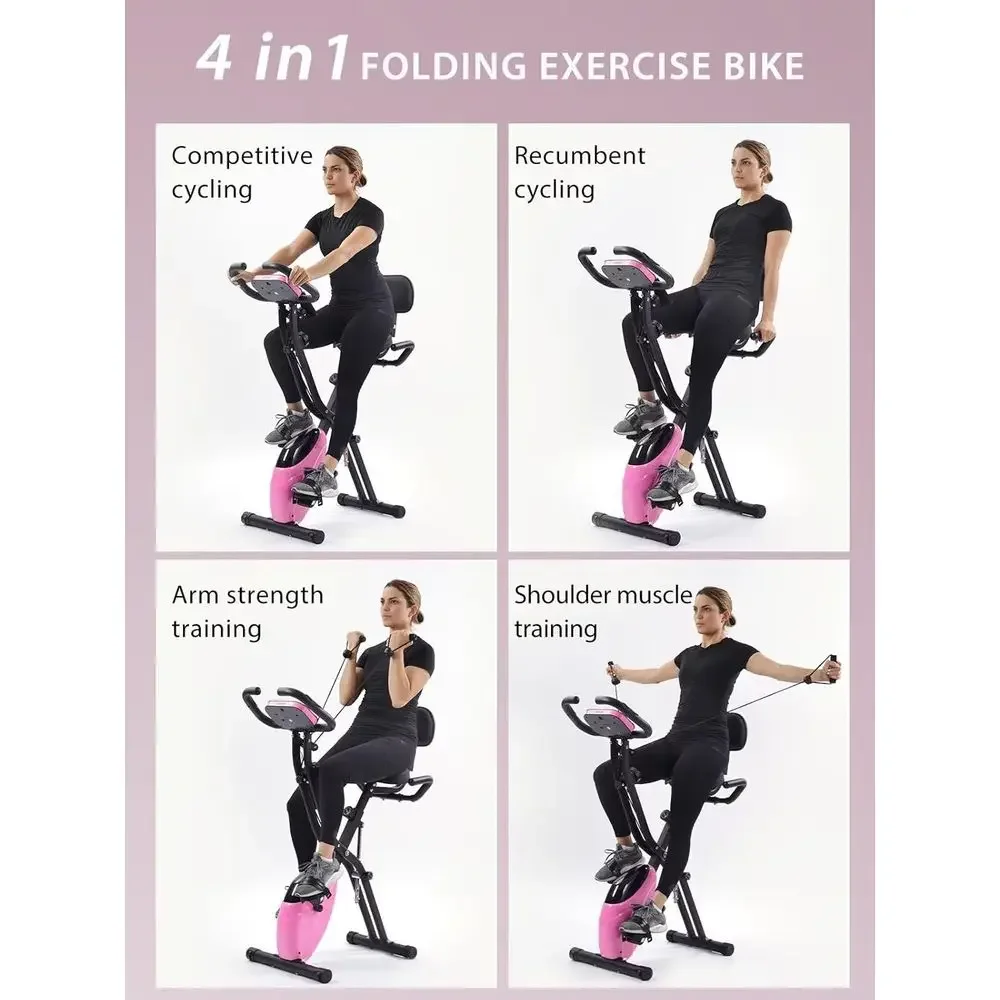 دراجة تمارين رياضية 4 في 1 قاب - مراجعة Exercise Bike Magnetic Resistance وسعره