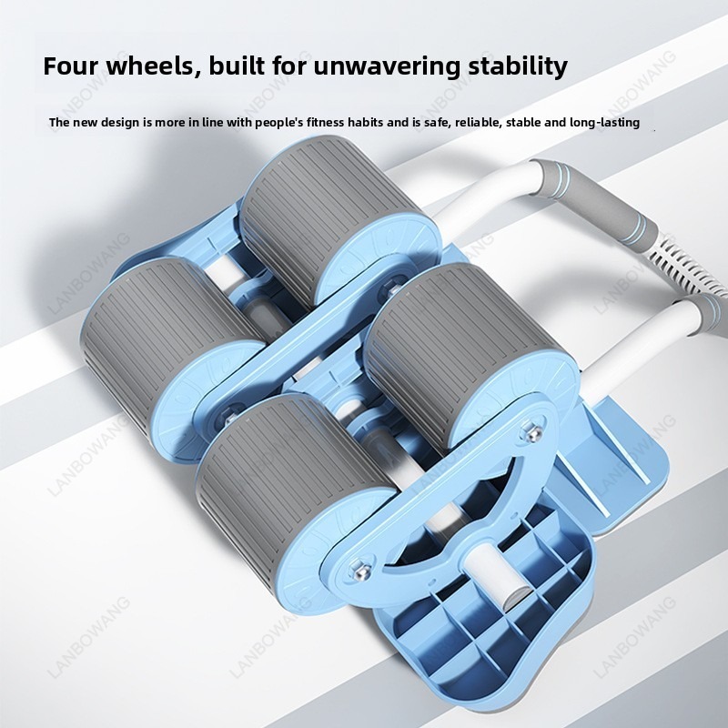 جهاز تمارين البطن الذكي ذو 4 ع - مراجعة Ab Roller Wheel With Elbow Support وسعره