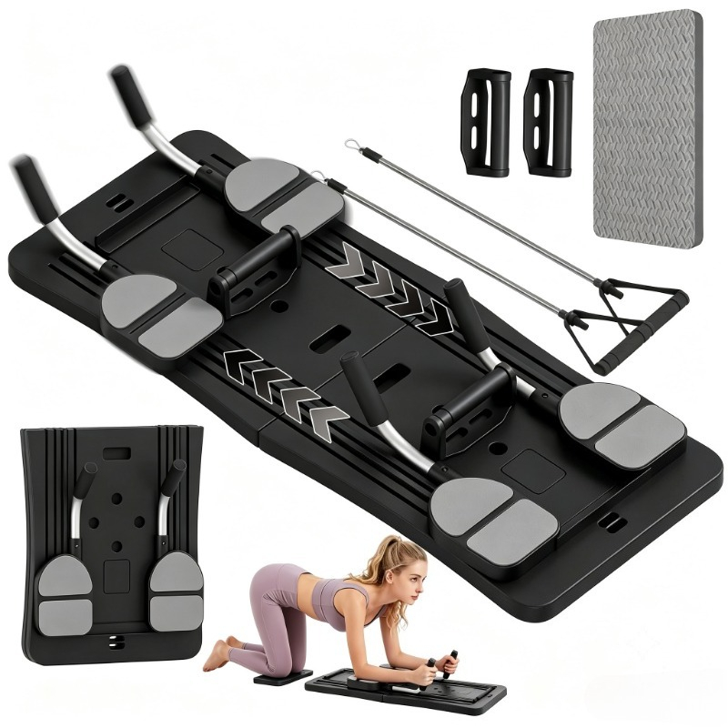 لوح تمارين منزلي قابل للطي ومت - مراجعة Push Up Board Foldable Multi Function وسعره